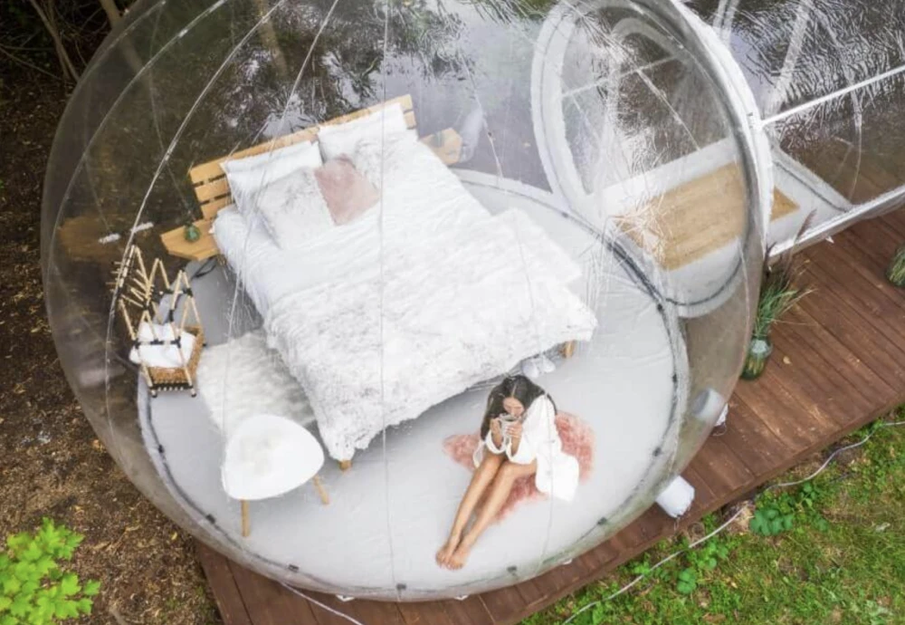 the bubble tent